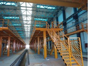 金屬鈑金結構件、鋁合金型材結構件、機車檢修平臺